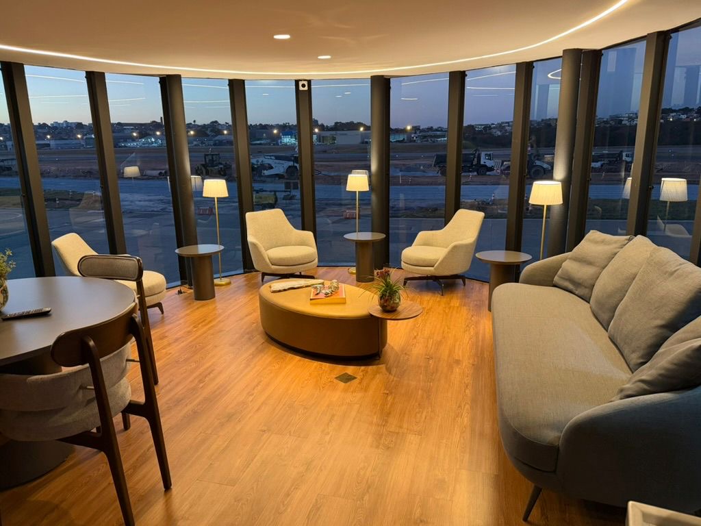Sala panorâmica Aerohaus